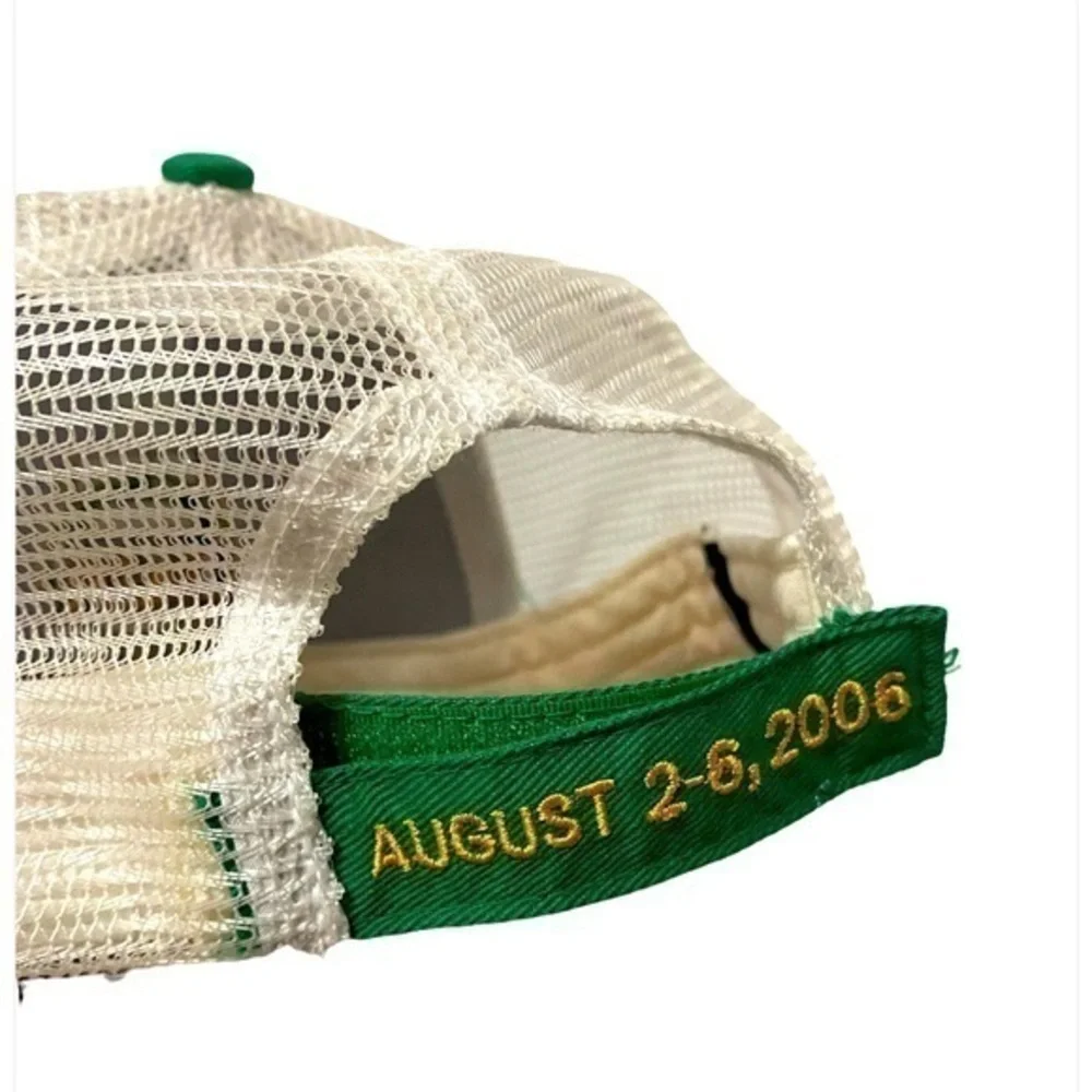 Washington Fair trucker cap 2006‎ vintage trucker snap back color green (12H)